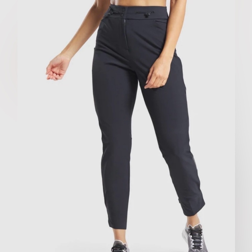Gymshark Venture Jogger Cargo Pant Velcro Black Size Small RARE